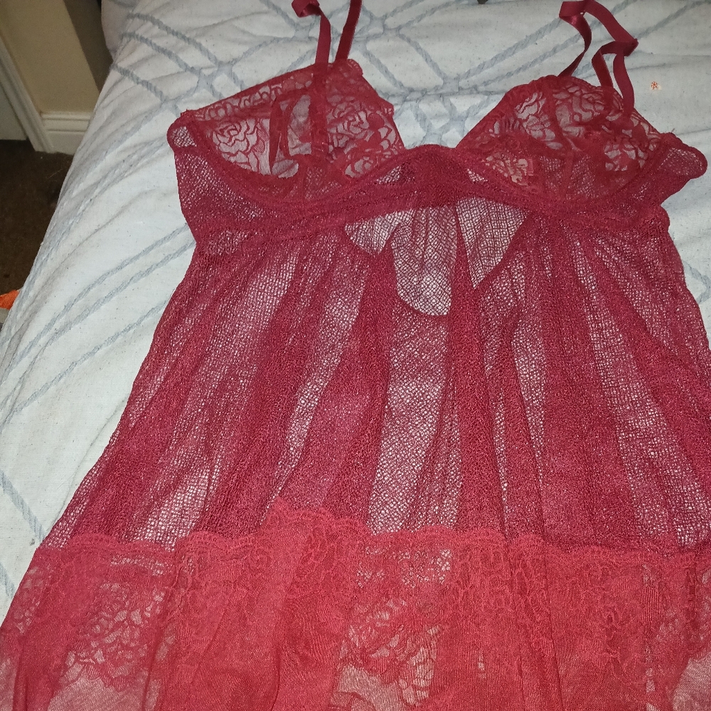 Sexy nightie plus sized